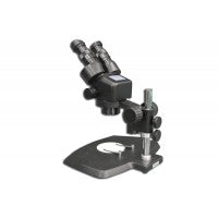 Meiji EMZ-5/BLACK Stereo Microscope on Plain Stand - microscopemarketplace