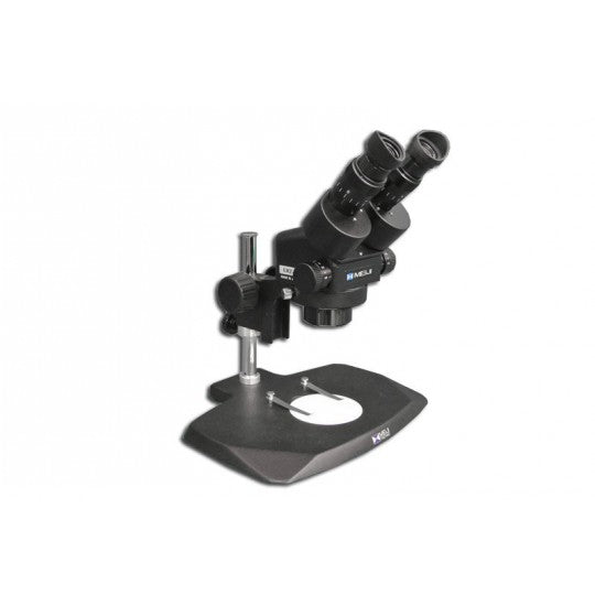 Meiji EMZ-5/BLACK Stereo Microscope on Plain Stand - microscopemarketplace