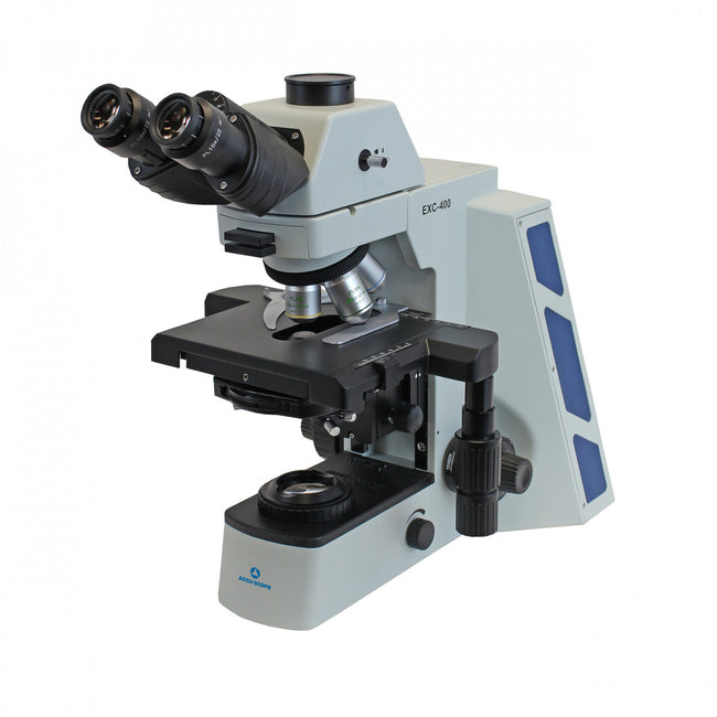 Accu-Scope EXC-400 Trinocular Microscope with Phase Contrast - microscopemarketplace