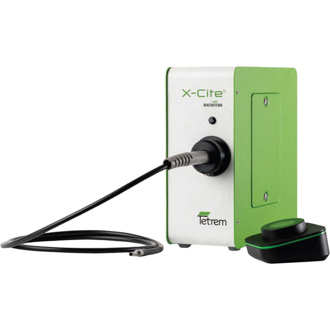 X-Cite Tetrem (385nm) 4 Channel LED Llluminator w/1.5mm LLG Adapter Smart Dial | Model XT640L - Microscope Marketplace