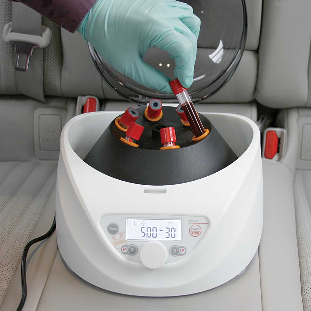 Globe Scientific Portable Clinical Centrifuge | GCC-P-12VPWR