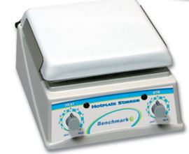 Benchmark Scientific Analog Hot Plate Magnetic Stirrer 7.1" x 7.1" - microscopemarketplace