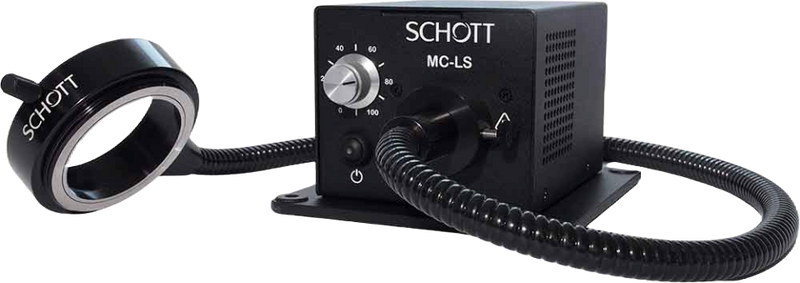 Schott MC-LS Ringlight LED Fiber-Optic Package | A20990/A08625 - Microscope Marketplace