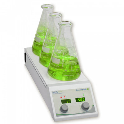 Benchmark Scientific 3-Position Hotplate Stirrer - microscopemarketplace