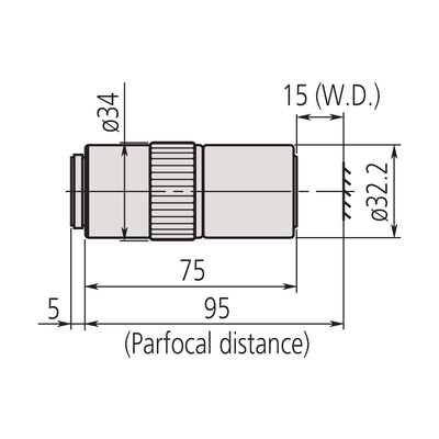 Mitutoyo 10x M Plan APO UV Objective - microscopemarketplace