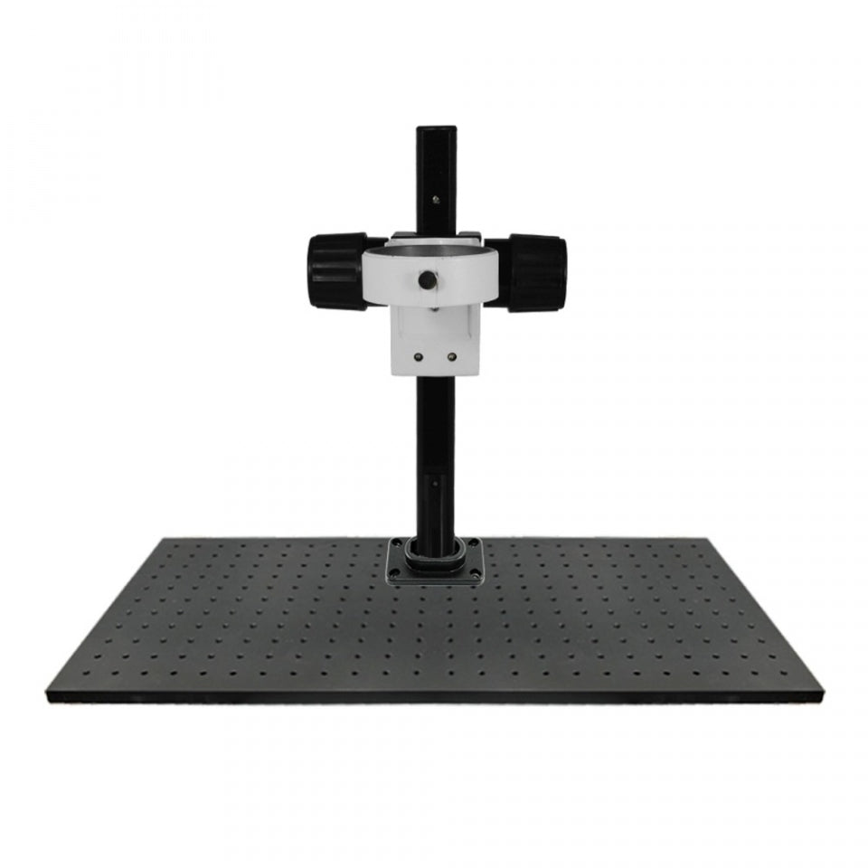 Munday Microscope Track Stand, Opti-Vision 300x450x13mm Track Length 325mm Focus Distance 200mm 76mm - microscopemarketplace