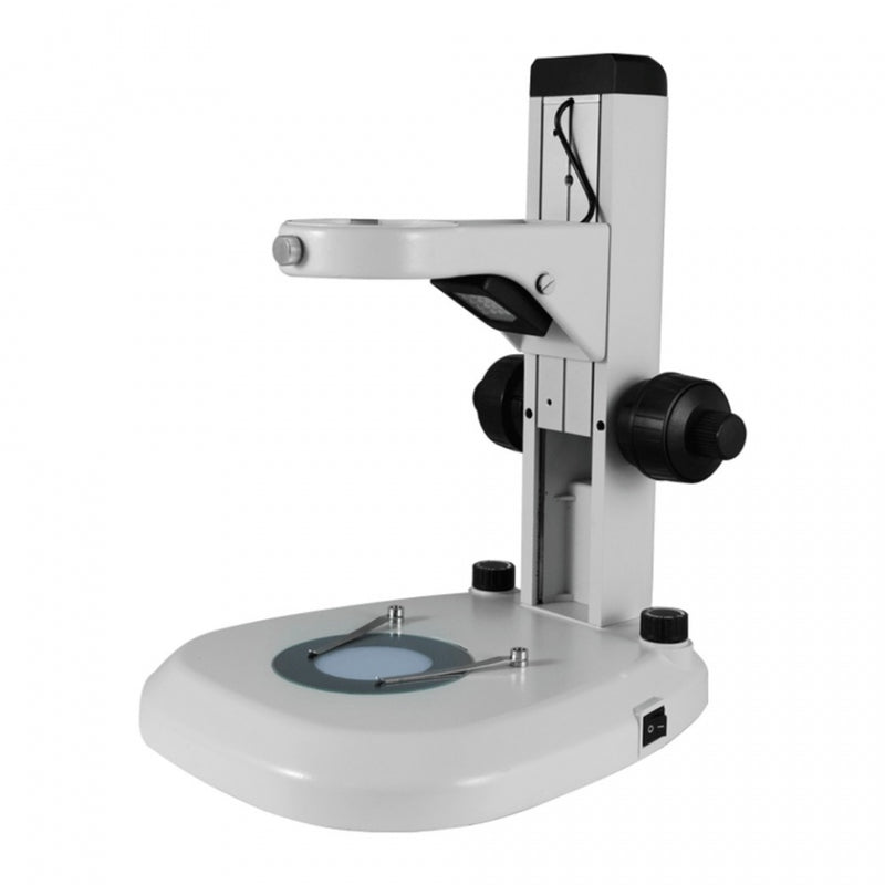 Munday Microscope Track Stand, 76mm Fine Focus Rack, Top and Bottom LED (Dimmable) - microscopemarketplace