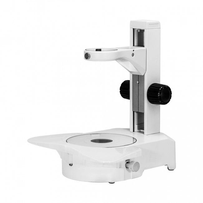 Munday Microscope Track Stand | 76mm Coarse Focus Rack | Halogen Light Base - microscopemarketplace