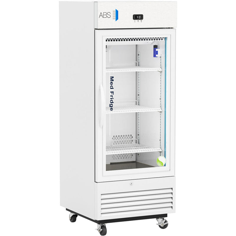 ABS 12 Cu. Ft. Standard Pharmacy Glass Door Refrigerator PH-ABT-VS-S12G - Microscope Marketplace