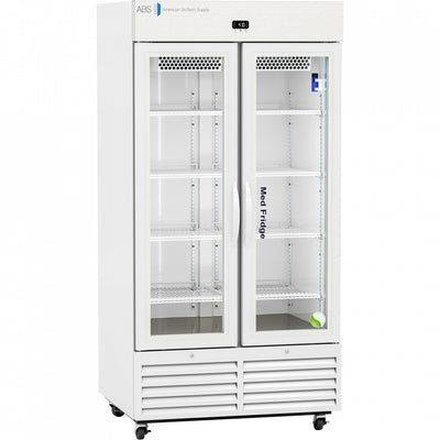 ABS 36 Cu. Ft. Standard Pharmacy Glass Door Refrigerator PH-ABT-VS-S36G - Microscope Marketplace