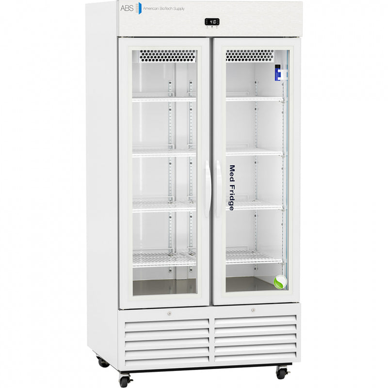 ABS 36 Cu. Ft. Standard Pharmacy Glass Door Refrigerator PH-ABT-VS-S36G - Microscope Marketplace