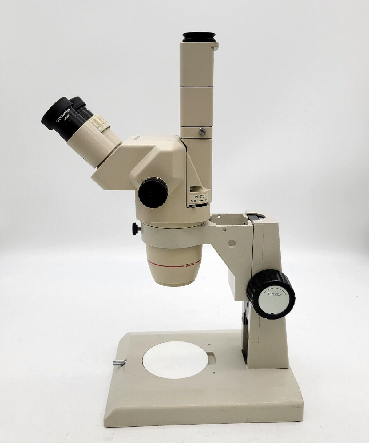 Microscope Base Riser Olympus Olympus Stereo Microscope SZ40 with SZ-PT Phototube and Stand