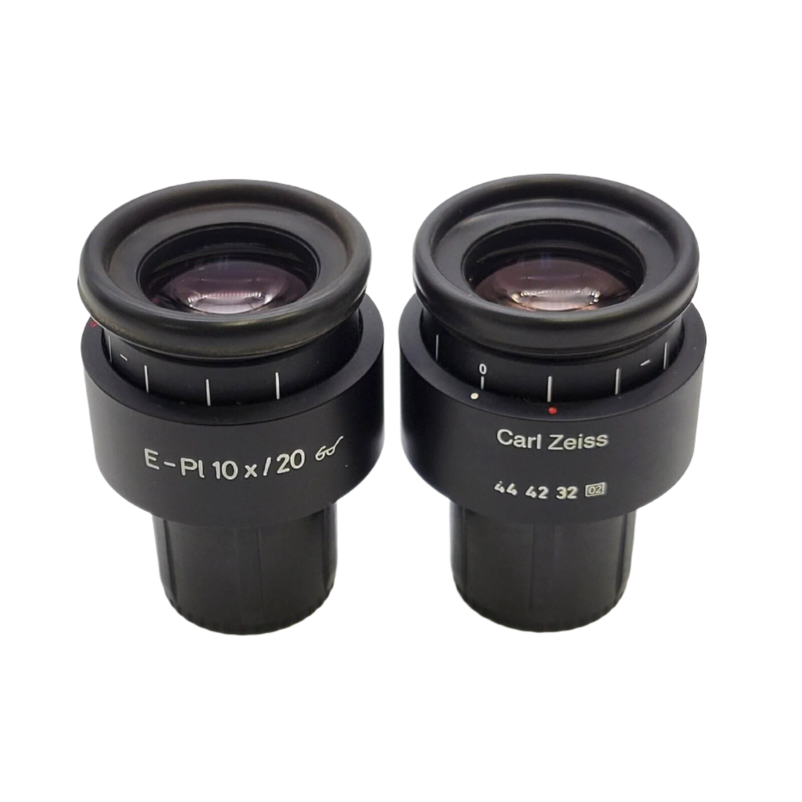 Zeiss Microscope Eyepiece Pair EPl 10x/20 4442329902 Focusing