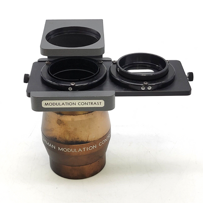 Hoffman Modulation Inverted Microscope Condenser Model EP4 40mm WD 0.5NA HMC 40 - microscopemarketplace
