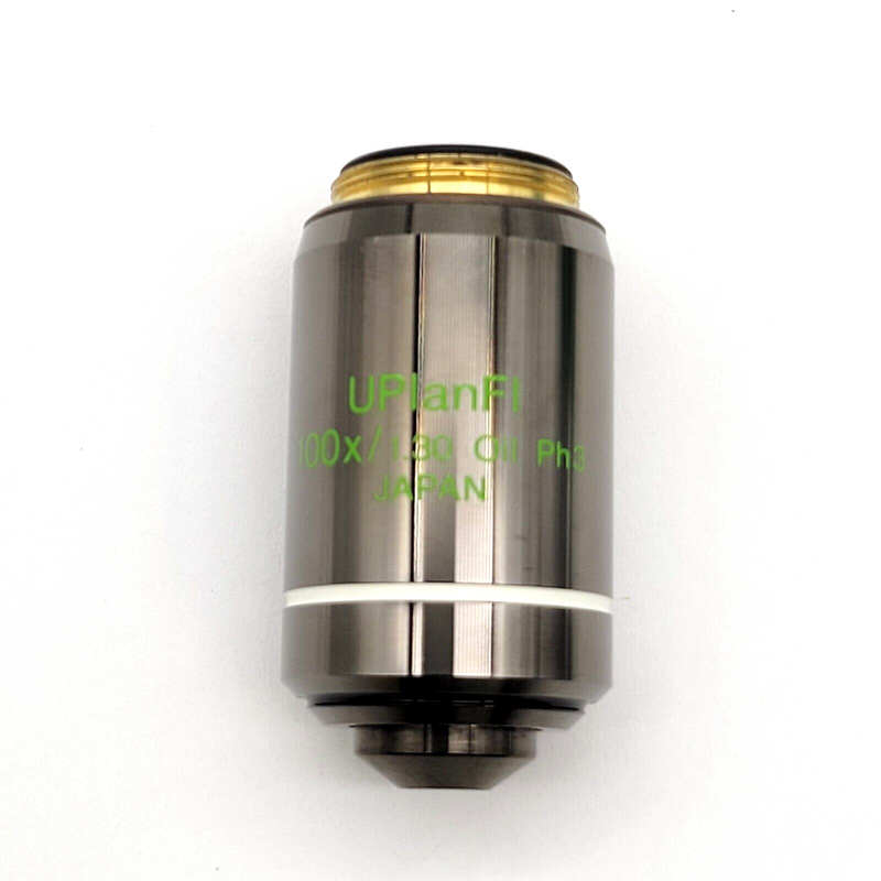 Olympus Microscope Objective UplanFL 100X Oil Ph3 - microscopemarketplace