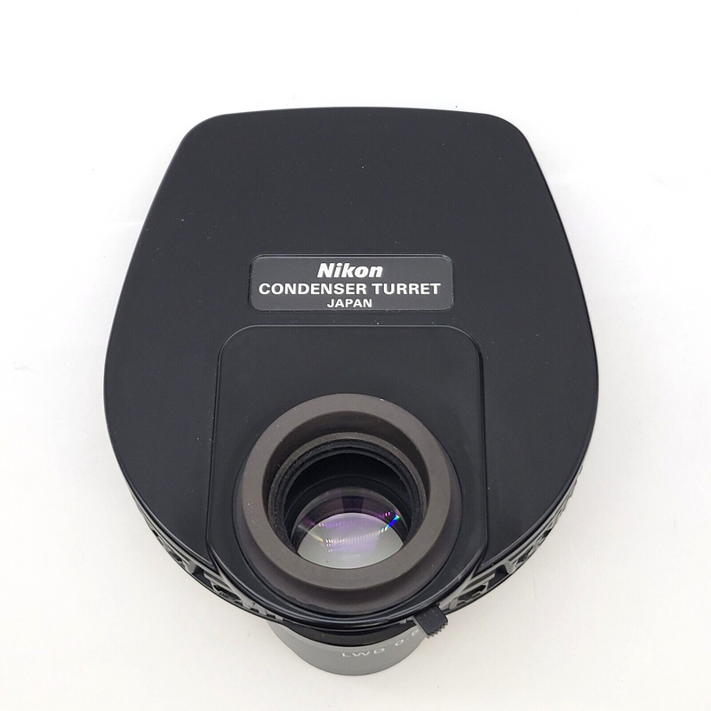 Nikon Microscope Condenser LWD Phase Contrast 0.52 with PhL, Ph1, Ph2, Ph3 Rings - microscopemarketplace