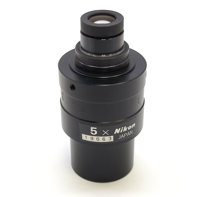 Nikon 5x Objective for Toolmakers Measuring Microscope - microscopemarketplace