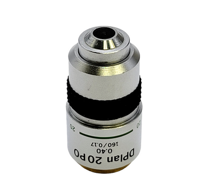 Olympus Microscope Objective 20x DPlan 20PO Pol 160/0.17 - microscopemarketplace