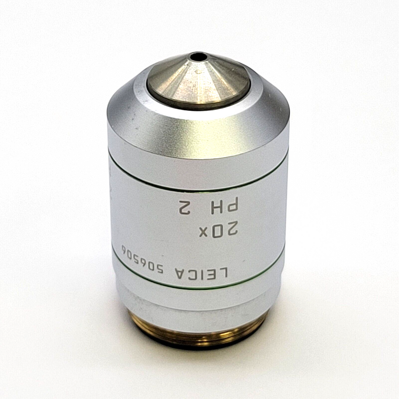 Leica Microscope Objective HC PL Fluotar 20x Ph2 Phase Contrast 506506 - microscopemarketplace
