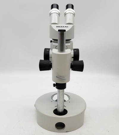Wild Heerbrugg Stereo Microscope M8 with Binocular Head and Stand - microscopemarketplace