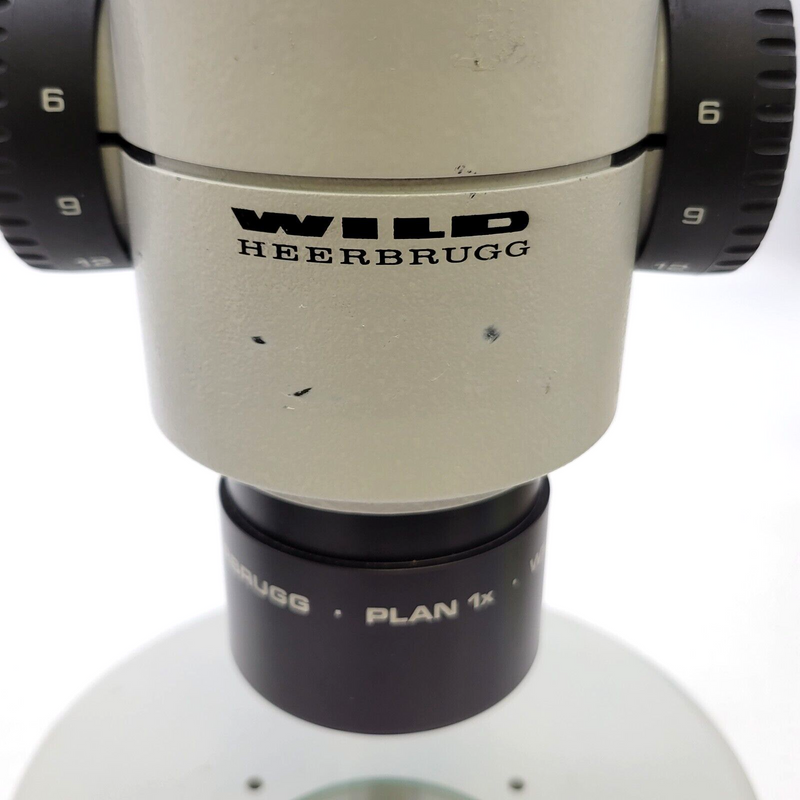 Wild Heerbrugg Stereo Microscope M8 with Binocular Head and Stand - microscopemarketplace