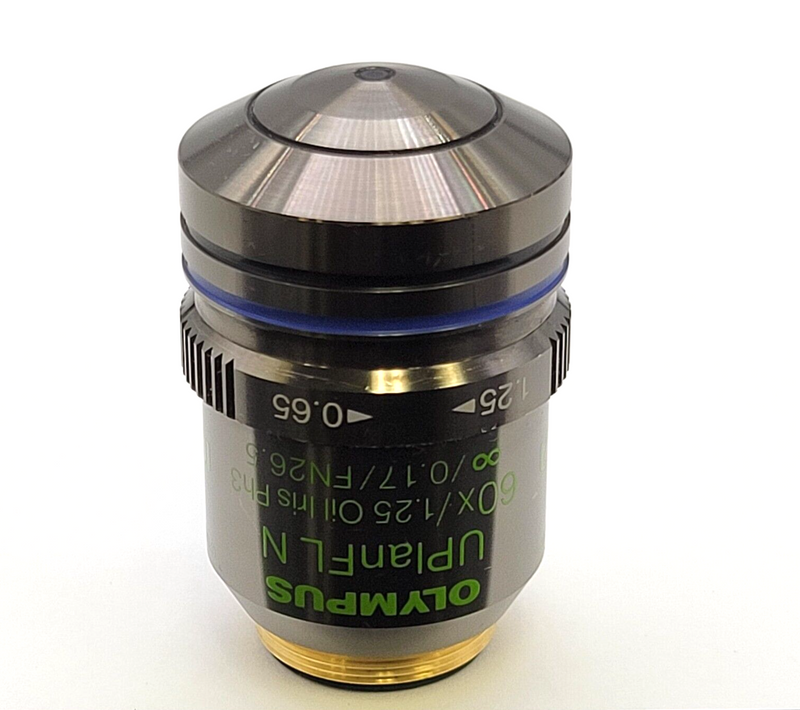 Olympus Microscope Objective UPlanFL N 60x Oil Ph3 Phase Contrast - microscopemarketplace