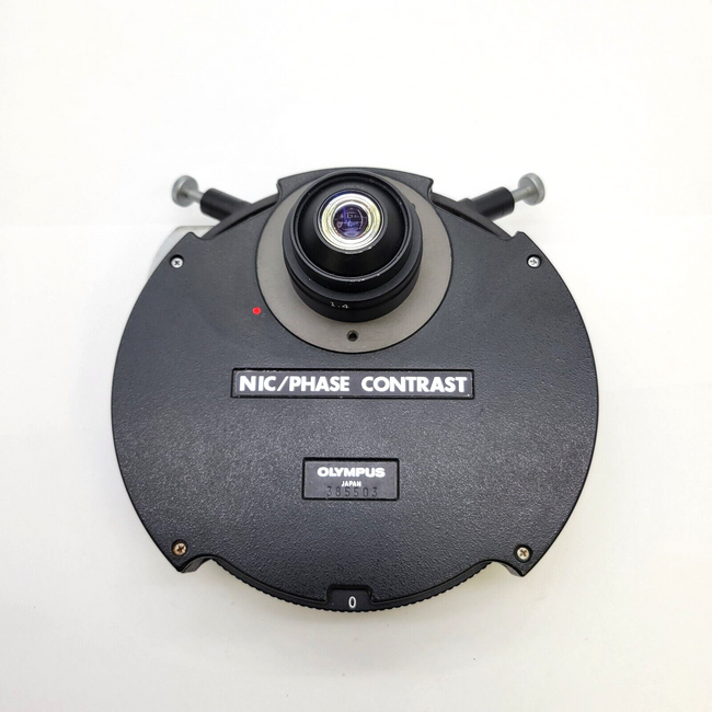 Olympus Microscope NIC DIC Phase Contrast Condenser with Prisms for BH2 - microscopemarketplace