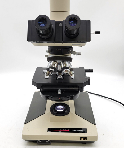 Olympus Microscope BH2 with DIC / NIC, Trinocular Head, and Camera BH-2 - microscopemarketplace