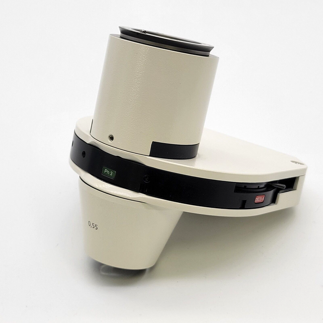 Zeiss Microscope DIC Nomarski Phase Condenser 451359 with DIC Prism for Axiovert - microscopemarketplace
