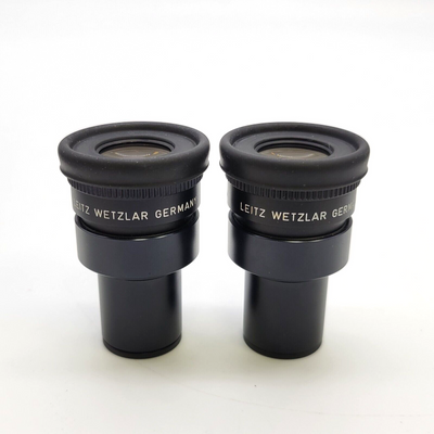 Leitz Microscope Eyepieces Periplan 10x/18 Focusable with Reticle - microscopemarketplace