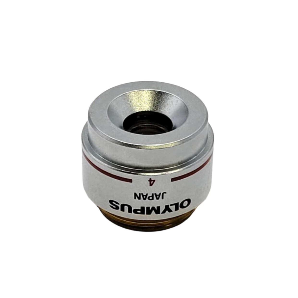 Olympus Microscope Objective E A4 4x 160/- | Microscope Marketplace