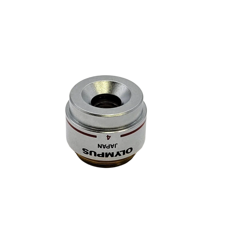 Olympus Microscope Objective E A4 4x 160/- - microscopemarketplace