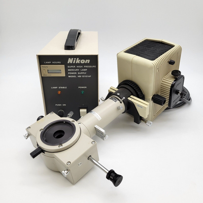Nikon Microscope Fluorescence Illuminator & Power Supply Kit Labophot Optiphot - microscopemarketplace