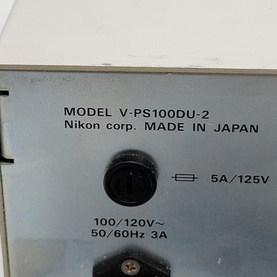 Nikon Microscope Power Supply V-PS100DU-2 for Eclipse E800 & E1000 - microscopemarketplace