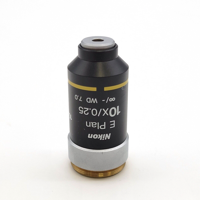 Nikon Microscope Objective E Plan 10x/0.25 for E200 - microscopemarketplace