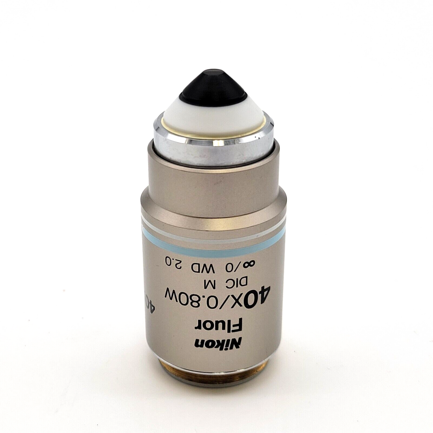 Nikon Microscope Objective Fluor 40x / 0.8W DIC M Water Immersion - microscopemarketplace