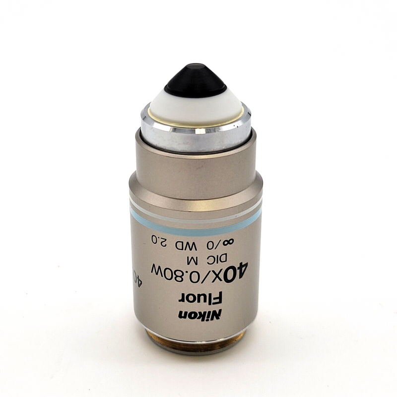 Nikon Microscope Objective Fluor 40x / 0.8W DIC M Water Immersion - microscopemarketplace