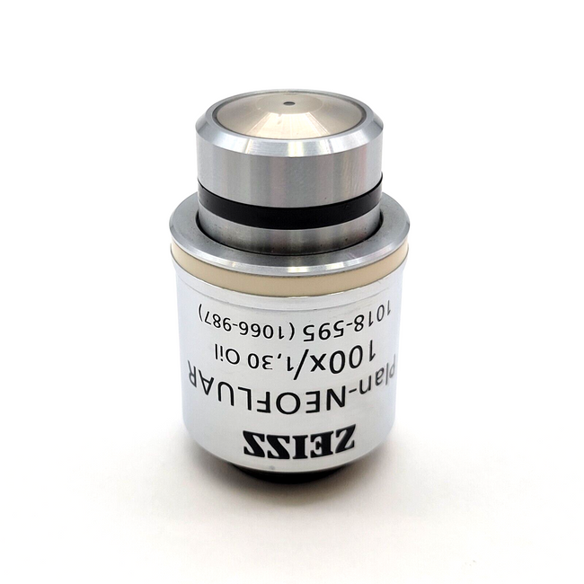 Zeiss Microscope Objective Plan Neofluar 100x 1.30 Oil 1018-595 - microscopemarketplace