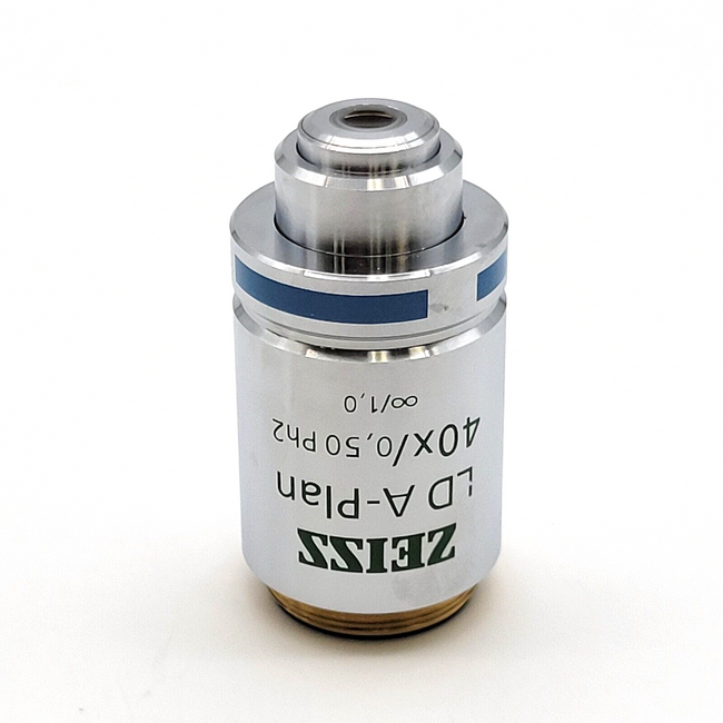 Zeiss Microscope Objective LD A-Plan 40x Ph2 Phase Contrast 441251-9915 - microscopemarketplace