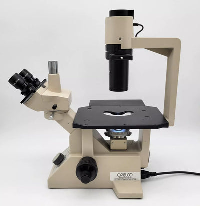 Olympus Microscope CK2 with Phase Contrast and Trinocular Head Tissue Culture - microscopemarketplace