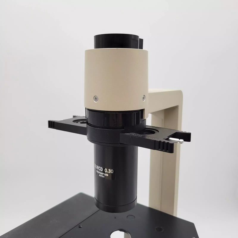 Olympus Microscope CK2 with Phase Contrast and Trinocular Head Tissue Culture - microscopemarketplace