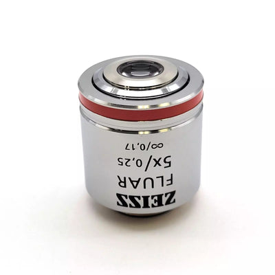 Zeiss Microscope Objective FLUAR 5x ∞/0.17 440125-0000 - microscopemarketplace