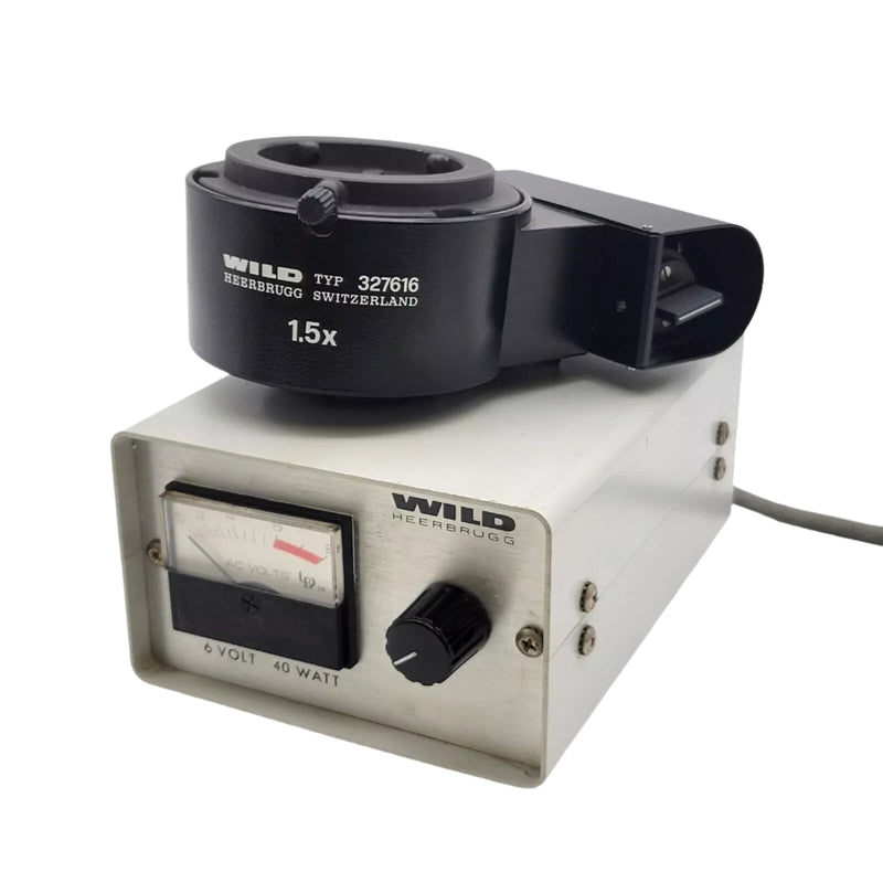 Wild Stereo Microscope Coaxial Illuminator 327616 and Power Supply - Microscope Marketplace