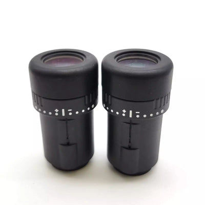 Leica Stereo Microscope 25x/9.5 Eyepieces 10450025 w. Reticle 25x Eyepiece Pair - Microscope Marketplace