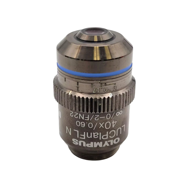 Olympus Microscope Objective LUCPlanFL N 40x with Correction - microscopemarketplace