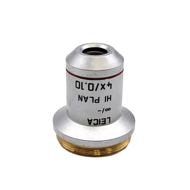 Leica Microscope Objective HI Plan 4x ∞/- 506226 - microscopemarketplace