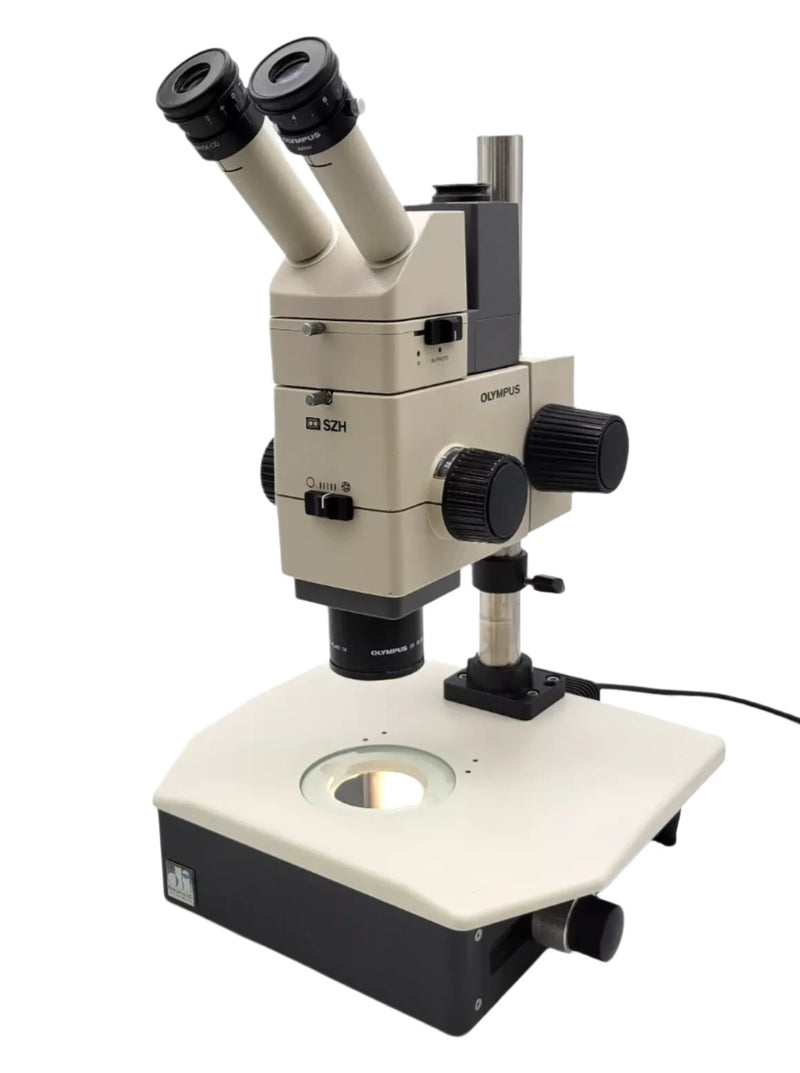 Olympus Stereo Microscope SZH with Phototube and Transmitted Light Base - microscopemarketplace