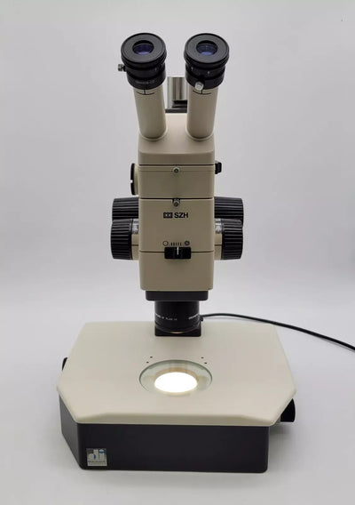 Olympus Stereo Microscope SZH with Phototube and Transmitted Light Base - microscopemarketplace