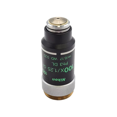 Nikon Microscope Objective 100x 1.25 Oil Ph3 DL Phase Contrast - microscopemarketplace