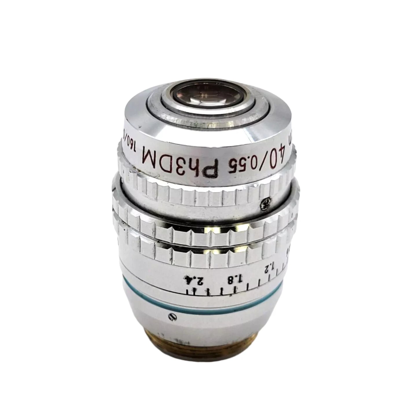 Nikon Microscope Objective Plan 40x PH3 DM ELWD 160/0-2.5 Phase Contrast - microscopemarketplace